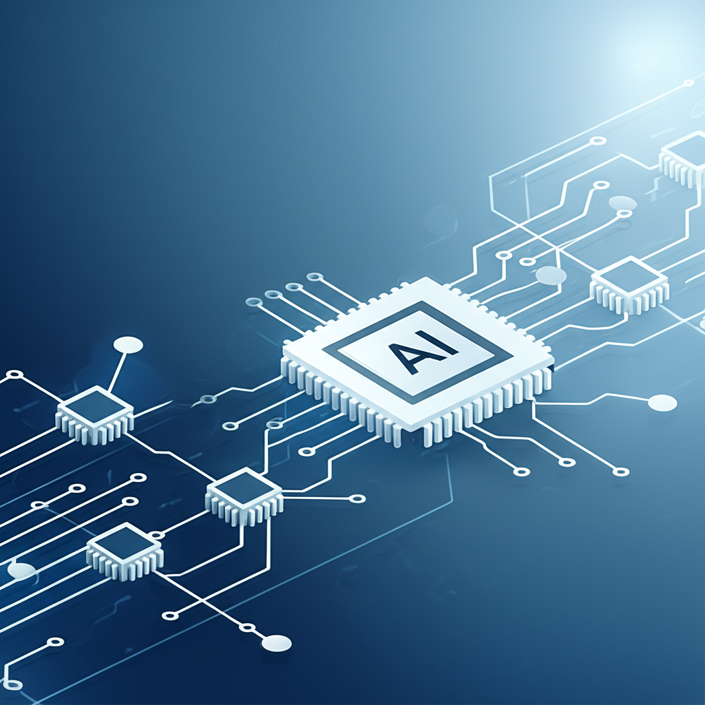 Business executive reviewing AI investment results on a dashboard showing gap between AI potential and actual returns