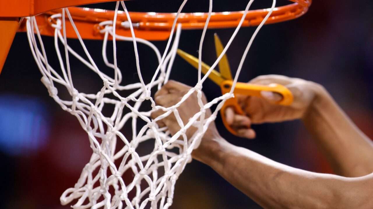 Why do they cut the nets at the end of the NCAA Tournament March