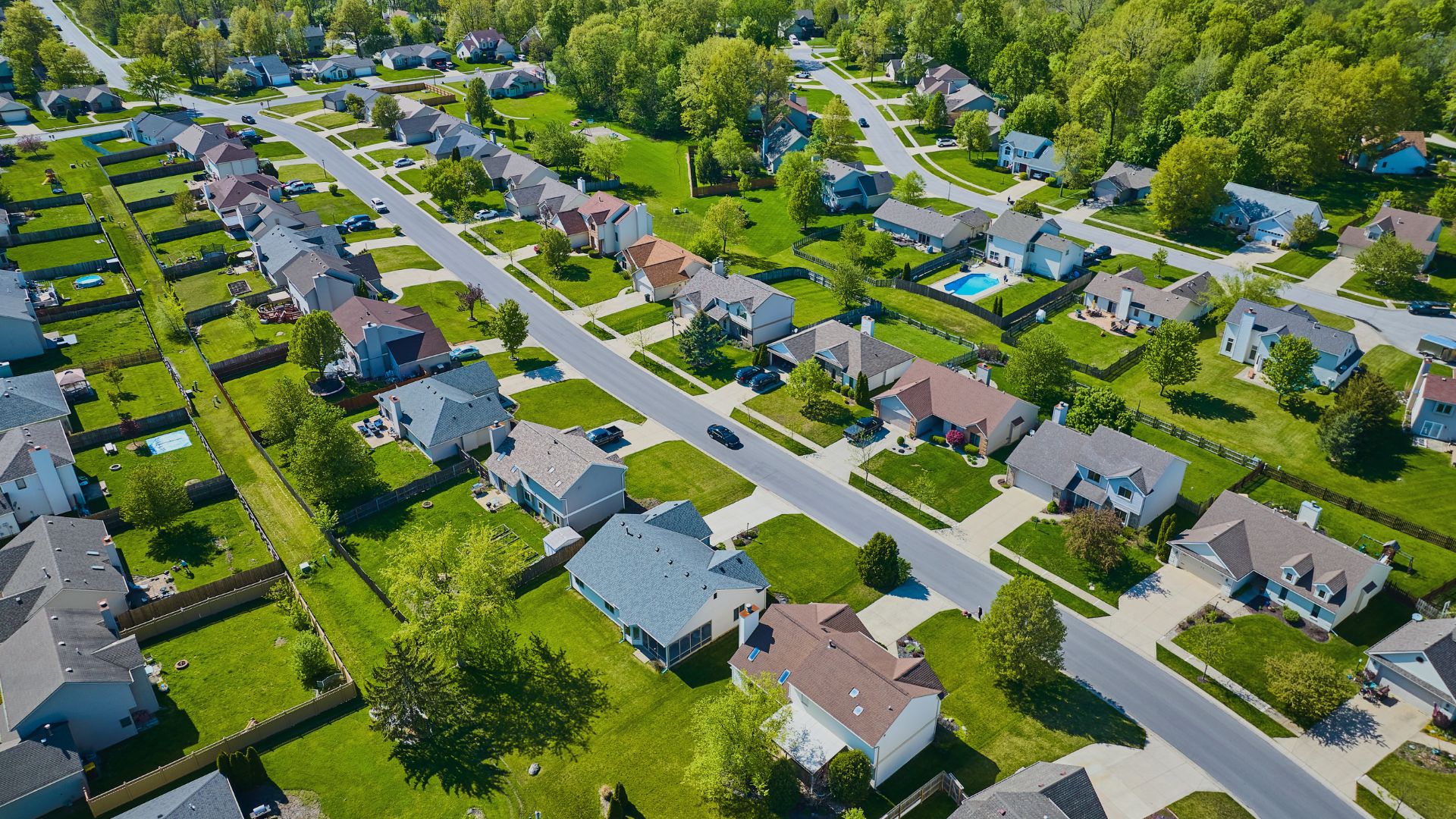 Cookie-Cutter House Neighborhood